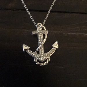 Sterling Silver Anchor Necklace